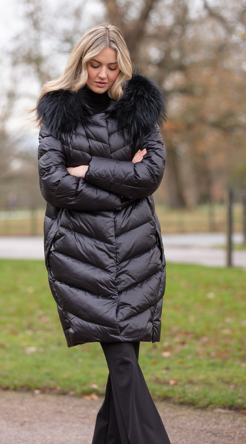 Topshop Navy Topshop Coat Puffer Topshop Puffer Coat Navy Blue