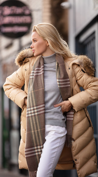 Fur Long Warm Ladies Coat Fur Puffer Coat S Coat Luxy Midi Water
