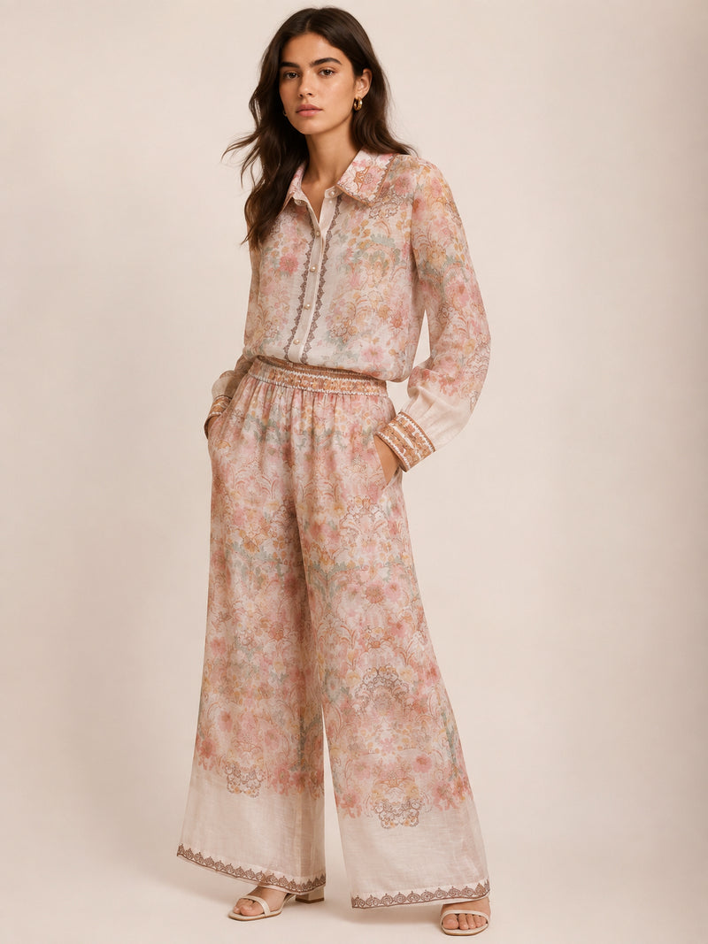 Peach Blossom Co-Ord Set