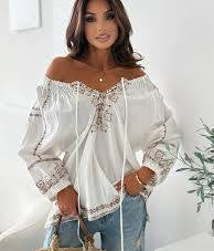 Isabel 100% Cotton Embroidered Top