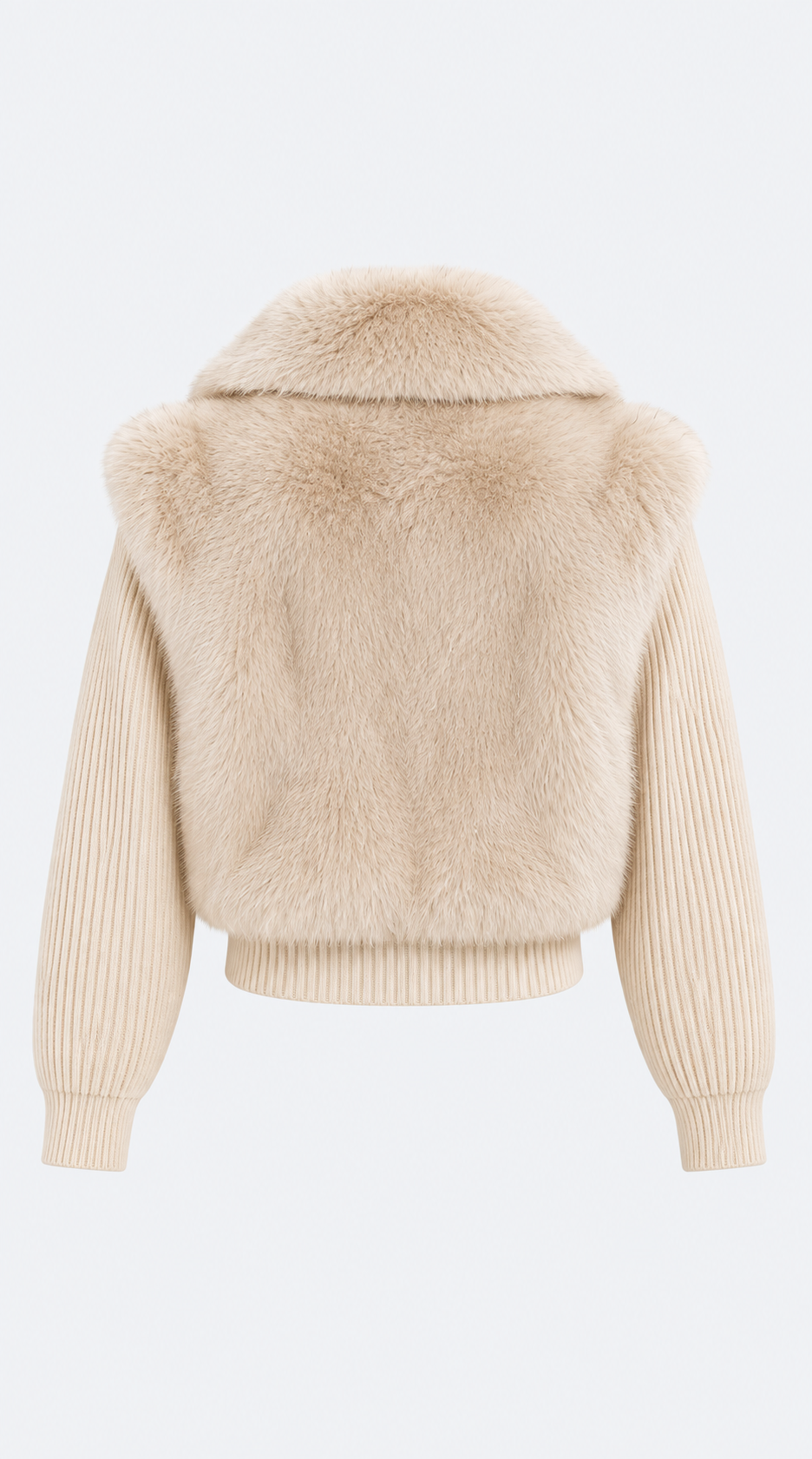 Luxy Faux Fur Jacket - Crema