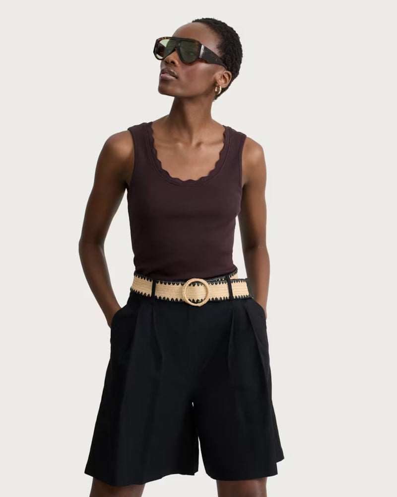 Luxy Scalloped Vest