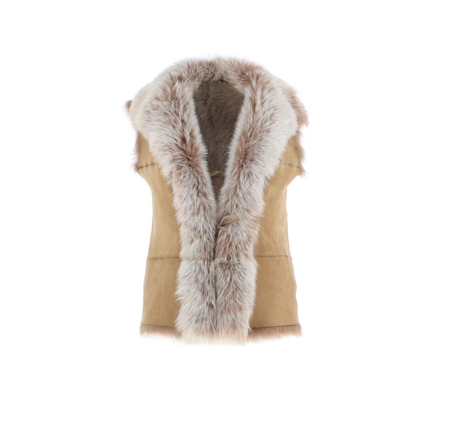 Toscana Reversible Lambskin Gilet Camel