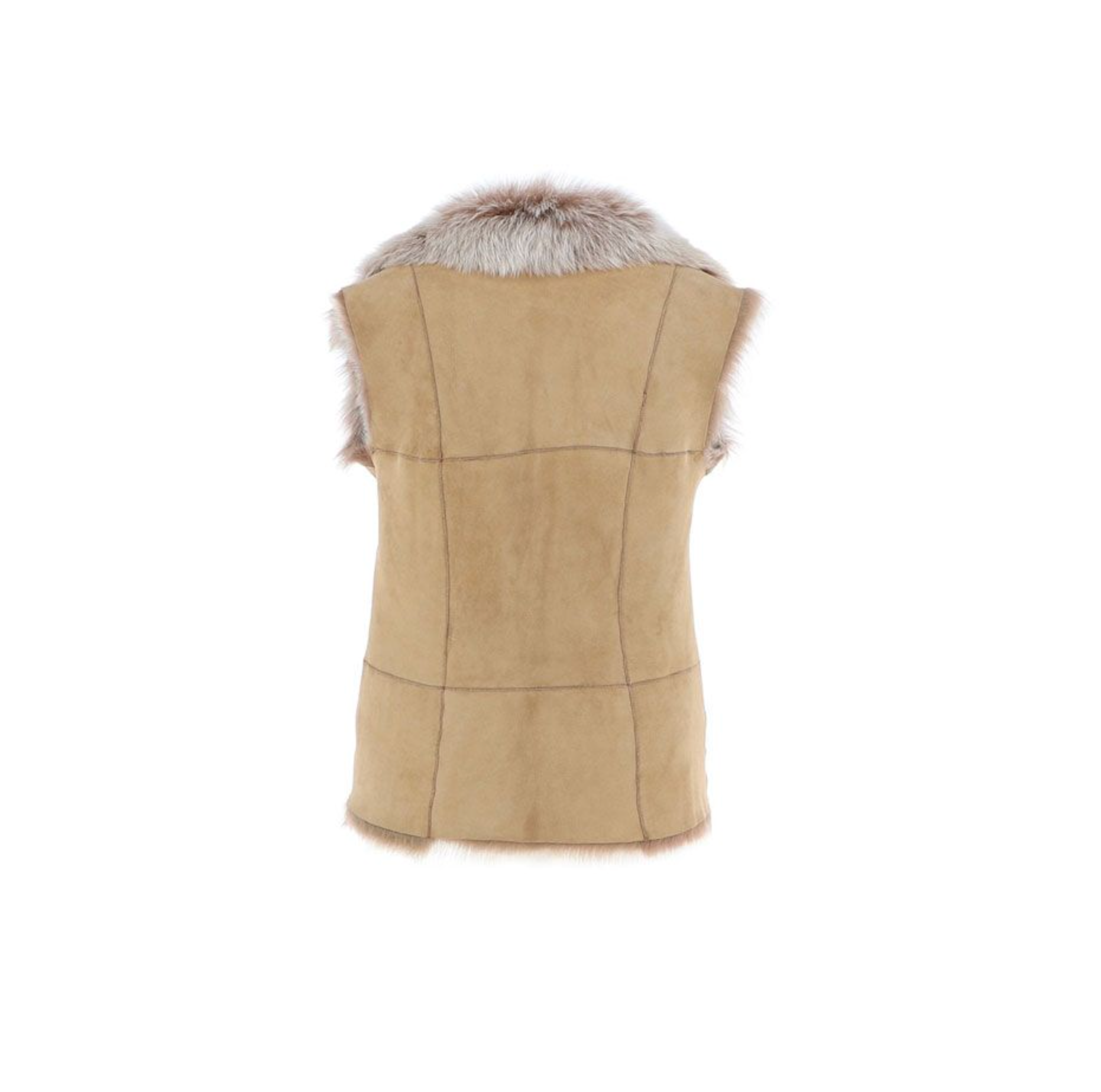 Toscana Reversible Lambskin Gilet Camel