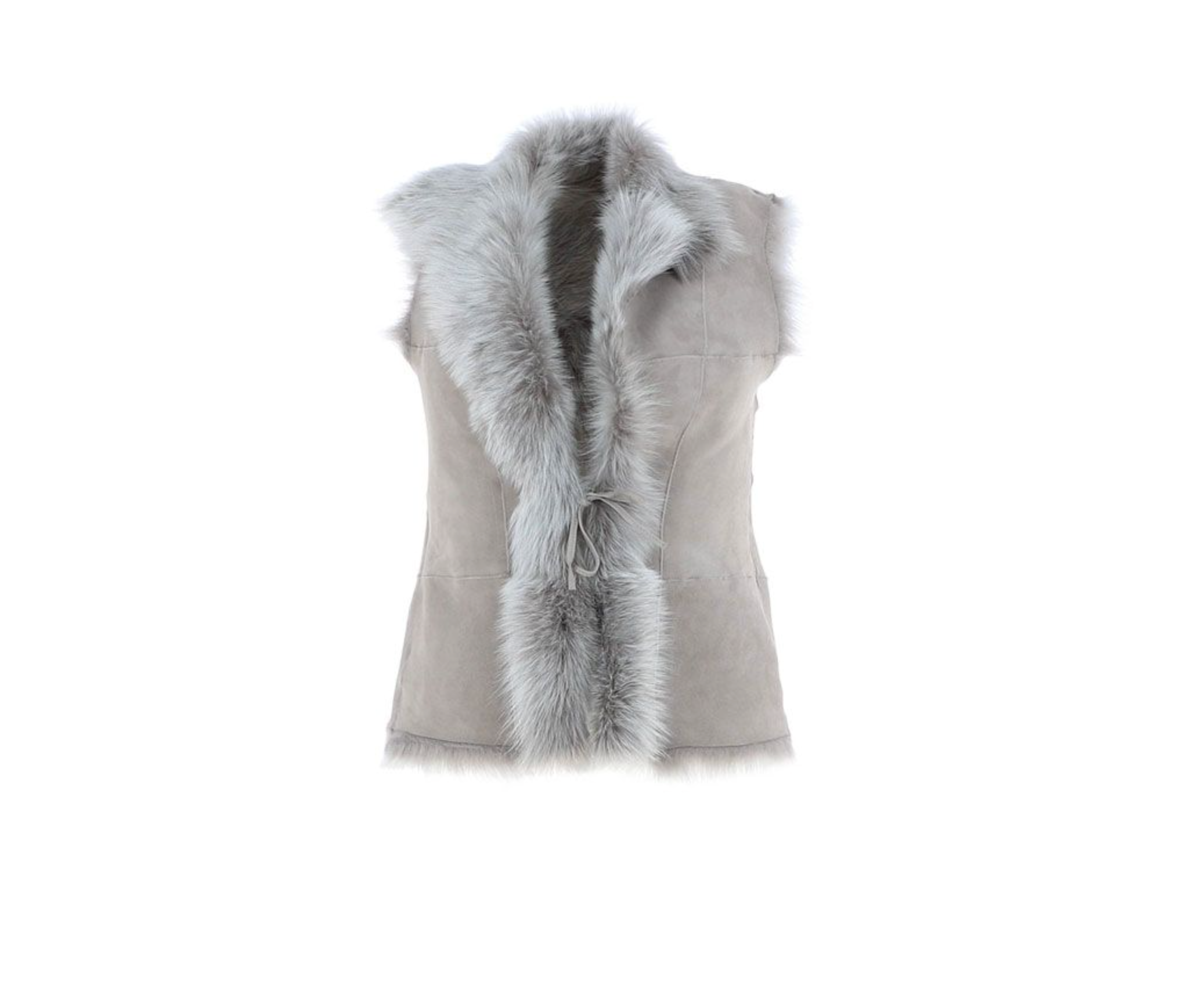 Toscana Reversible Lambskin Gilet Light Taupe