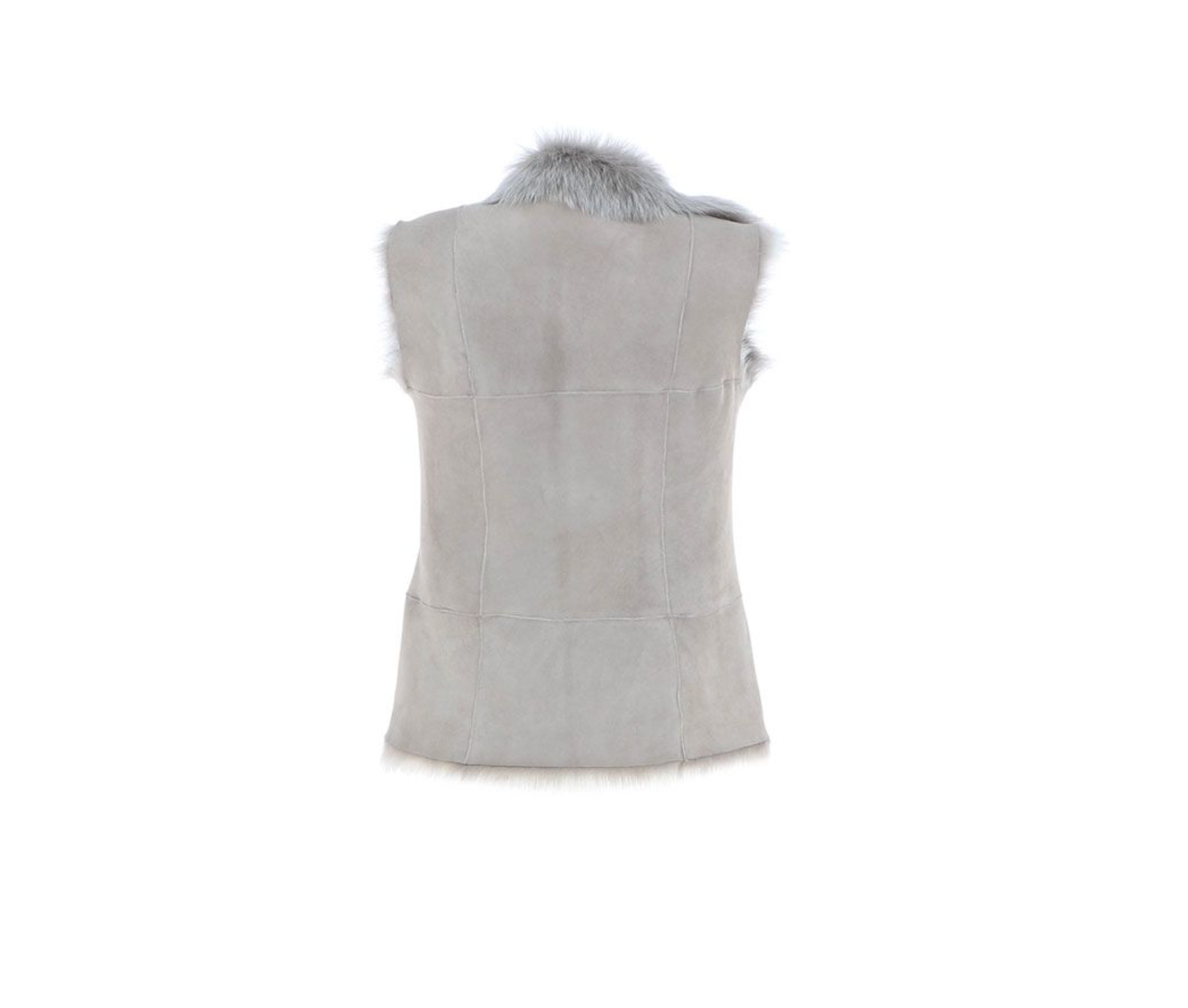 Toscana Reversible Lambskin Gilet Light Taupe