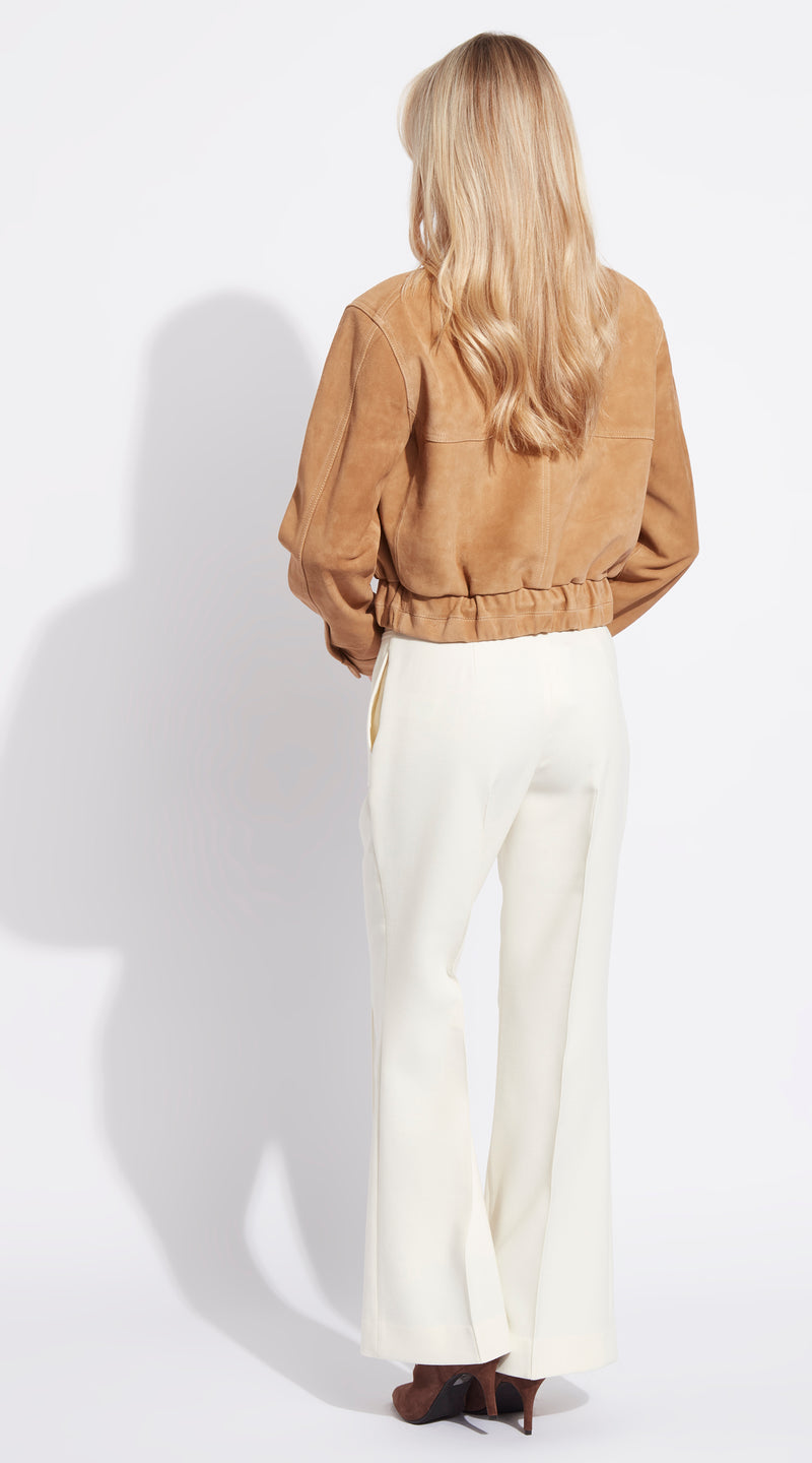 Luxy Suede Jacket - Beige