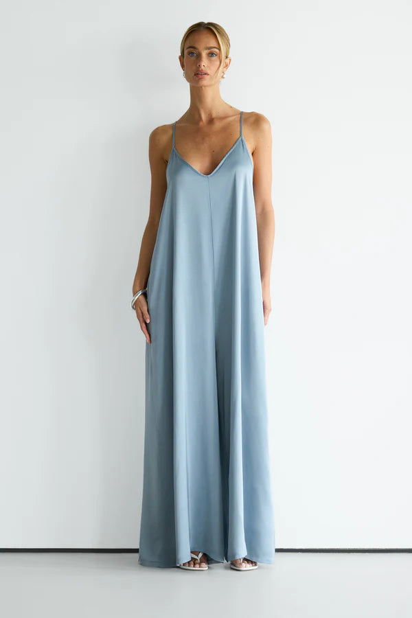 Eloise Lightweight Satin Jumpsuit