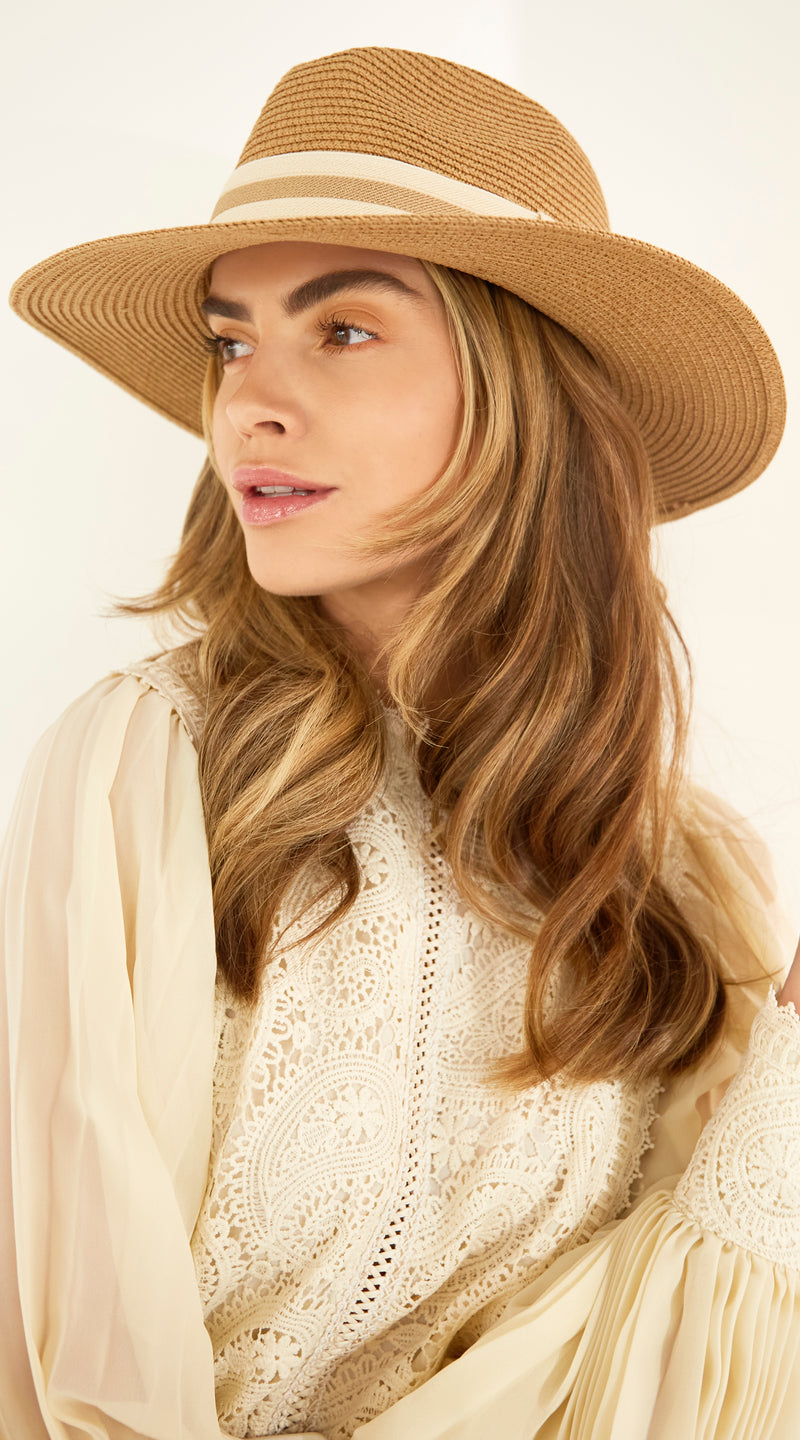 Havana Fedora Hat - Toast