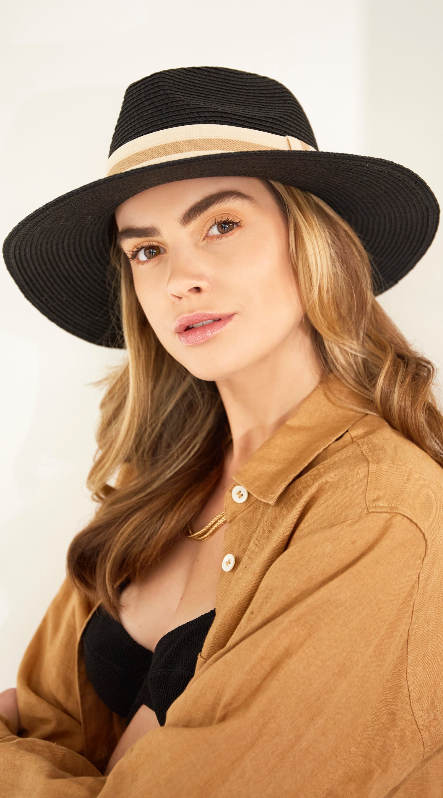 Havana Fedora Hat - Black