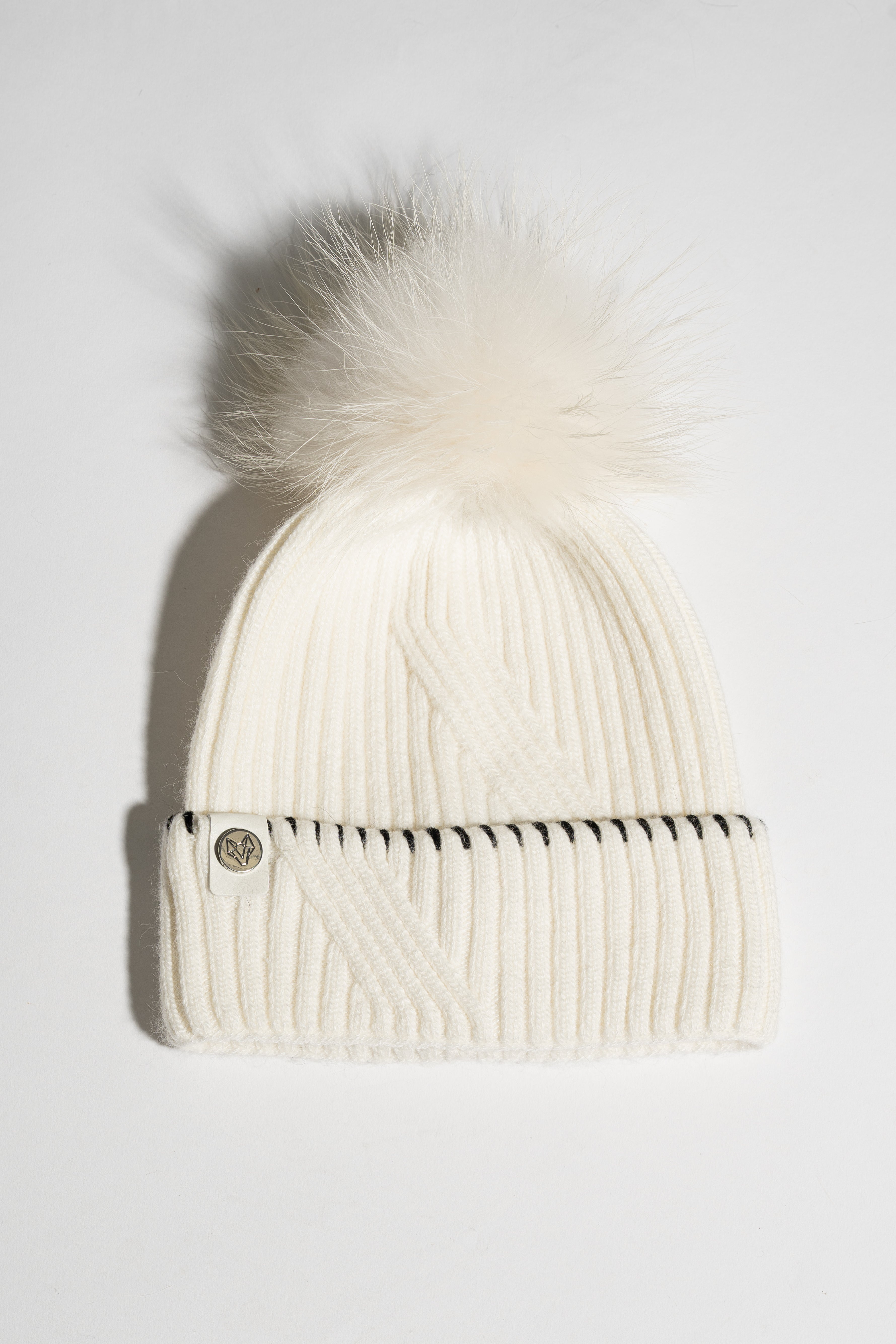 Finley Pom Pom Hat - Ecru