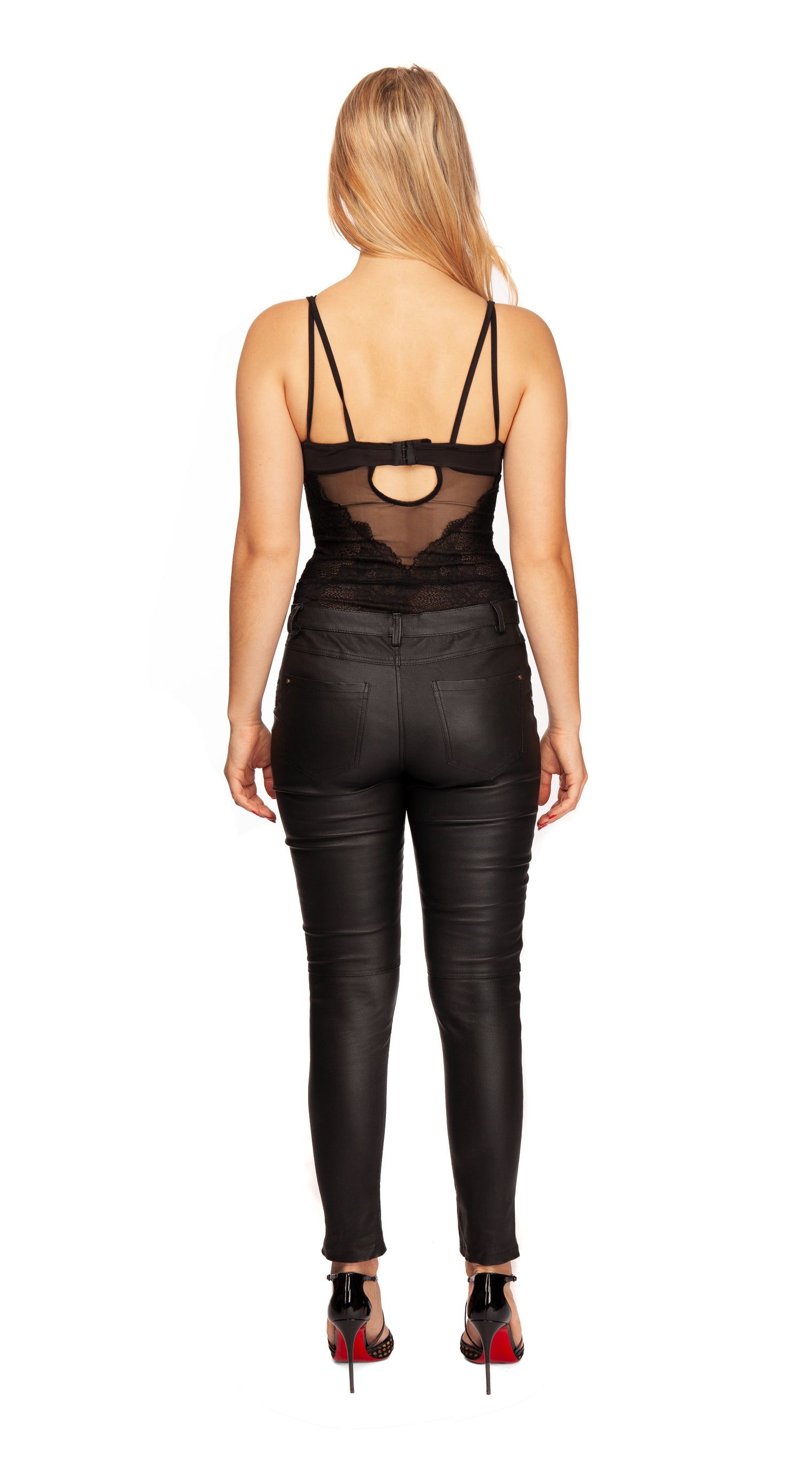 Luxy High Waisted Leather Pants